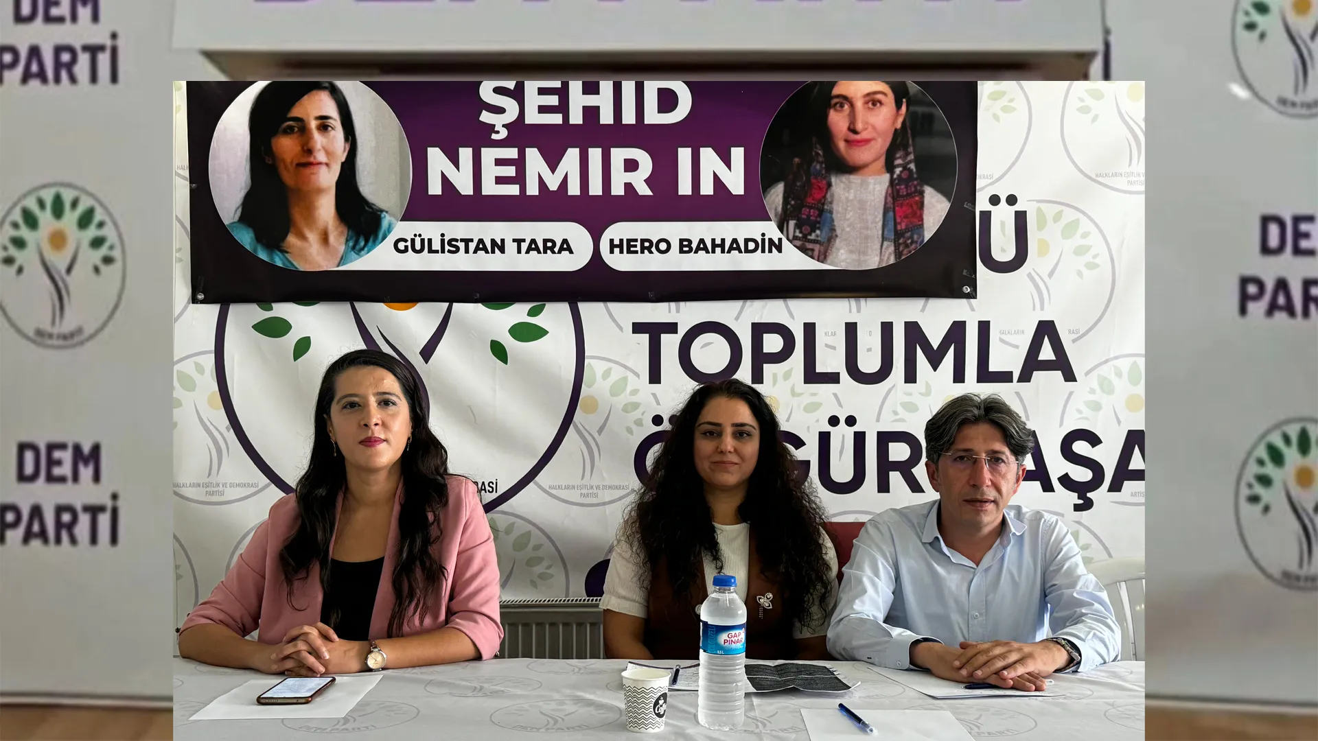 DEM Partiyê rojnamevan Gulistan û Hêro bi bîr anîn