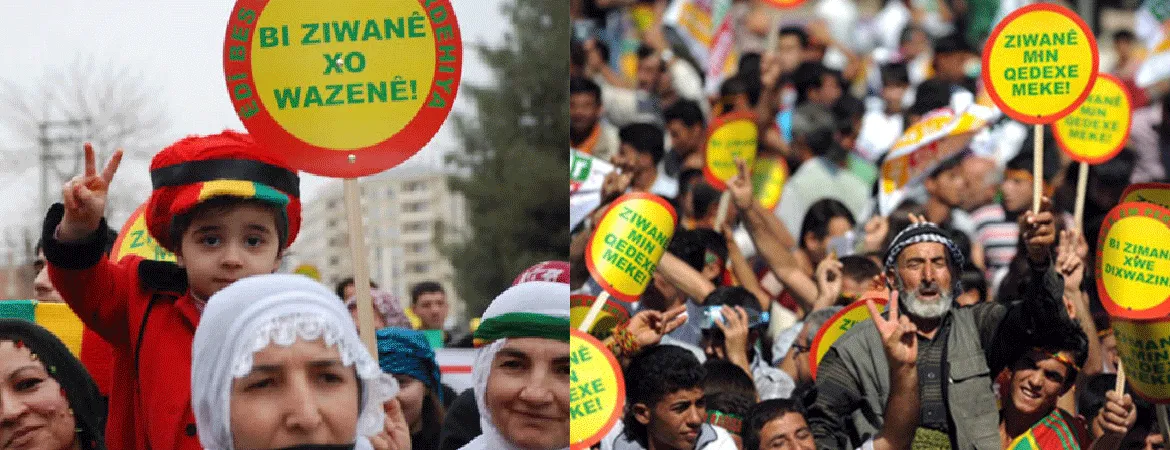 Di bin darê asîmîlasyonê de têkoşîna ziman