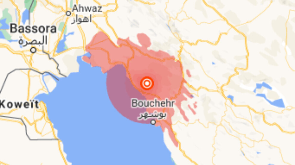 Îran de bi girdîya 5.9î de erd lerzîya