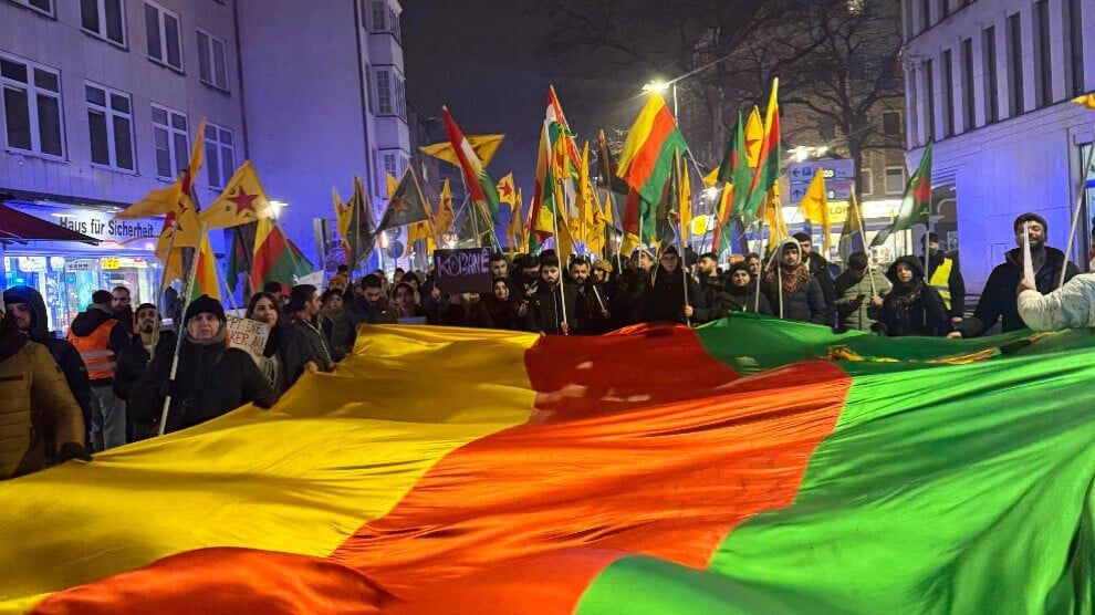 Kurdistaniyan li Almanyayê mîtîng li dar xistin  