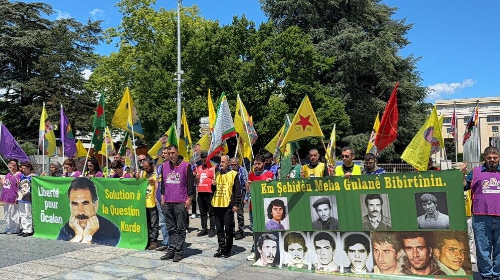 Di 'Nobeta Azadiyê' ya Cenevreyê de Şehîdên Gulanê bi bîr anîn
