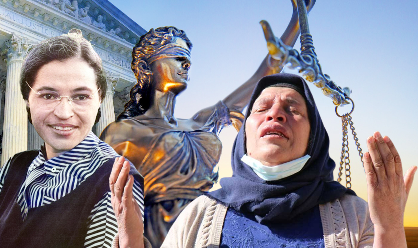 Têkoşîna du jinên berxwedêr