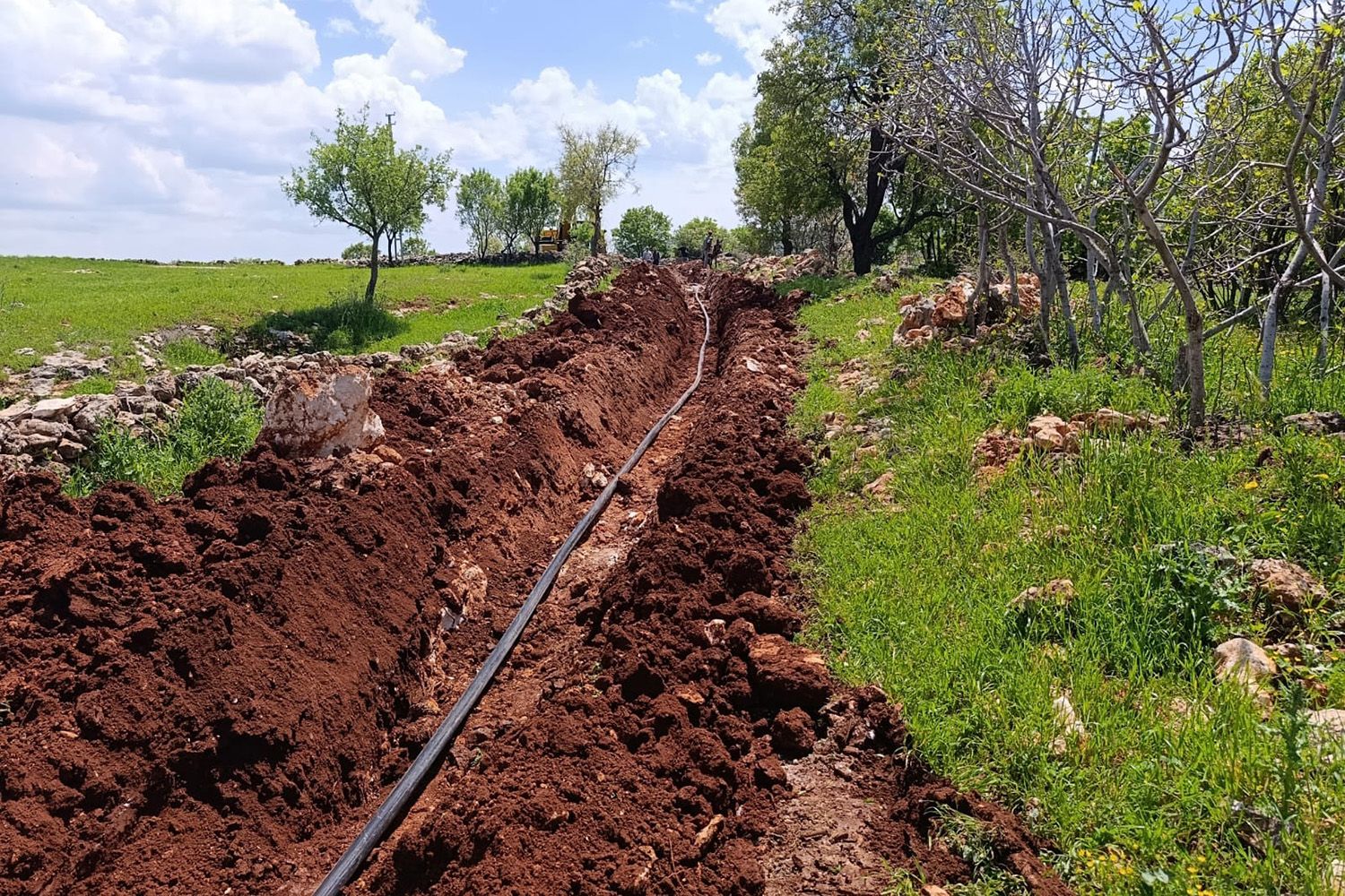 AVAMED li Pîran û Hênê xeta ava vexwarinê fireh kir