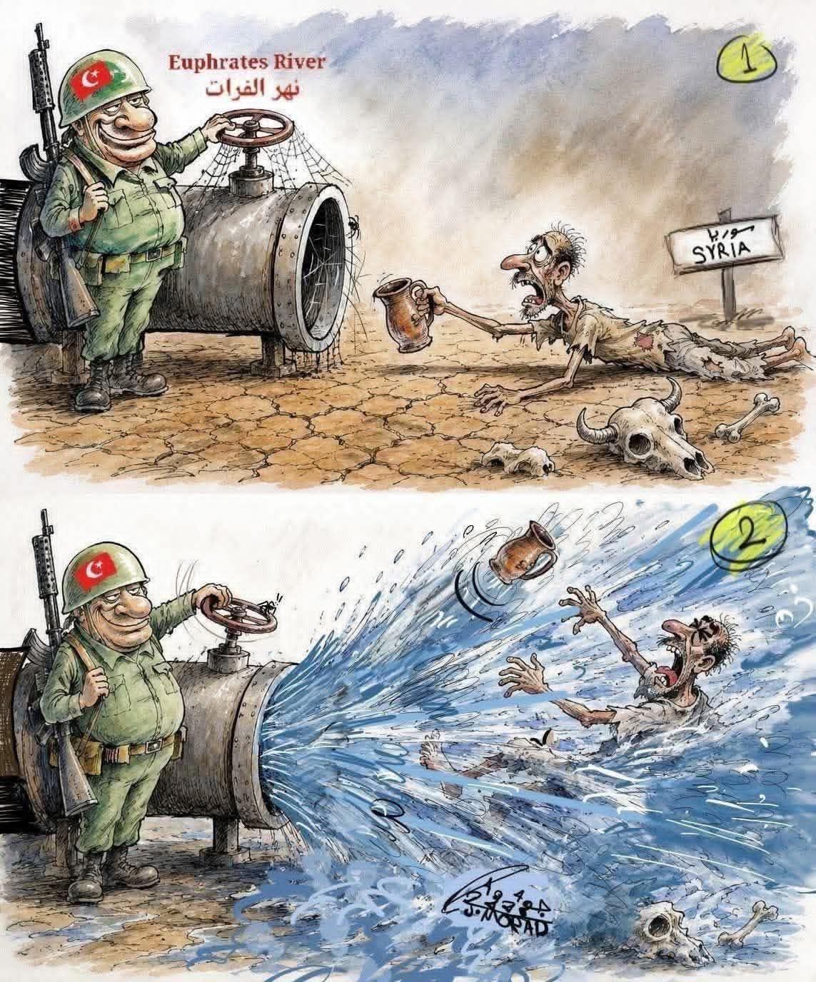 Tirkiye avê wekî çek bi kar tîne 
