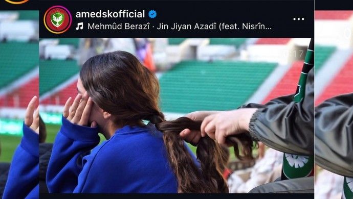 Amedspor seba vîdeoyê mûnitena porî sewqê PFDK bî