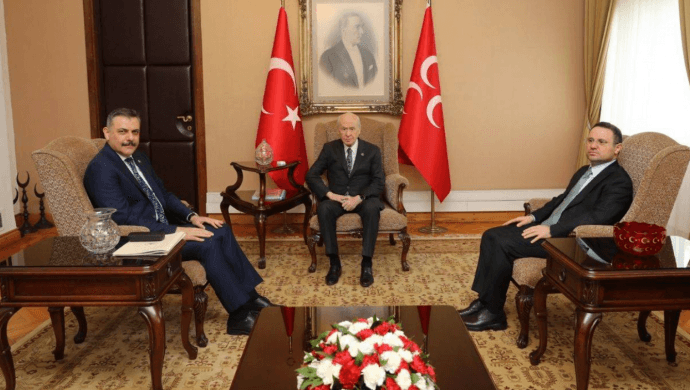 Her du wezîr Gurlek û Çîftçî serdana Bahçelî kirin