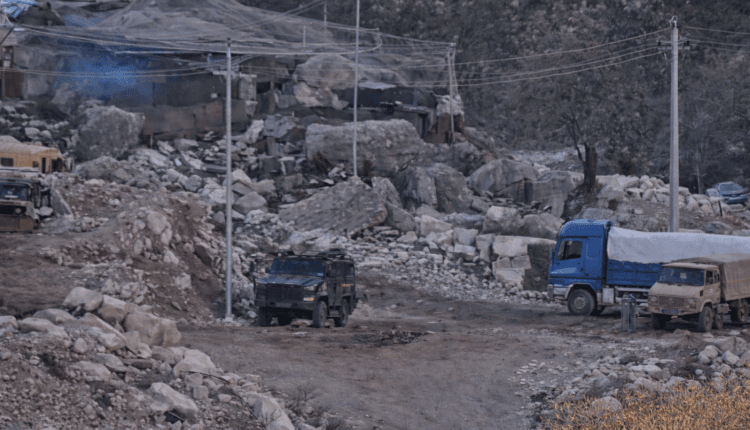 Artêşa tirk li Dêrelokê rêyeke nû çêdike