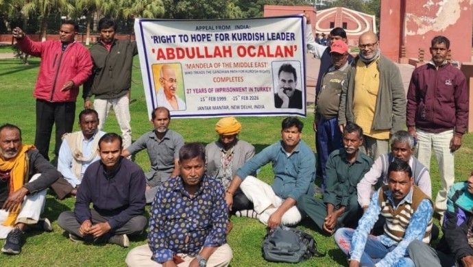 Gelê Hindistanê: Em azadiya Abdullah Ocalan dixwazin
