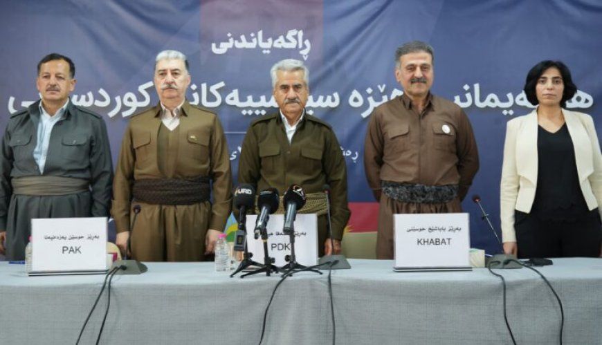 Di navbera 5 partiyên siyasî yên Rojhilat de peymanek nû çêkirin