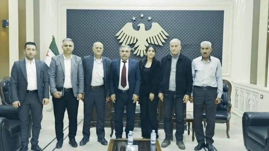 Komîteya Koçberan a Serêkaniyê serdana Parêzgarê Hesekê kir