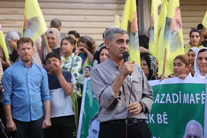 Gelê Hesekê ji bo azadiya Abdullah Ocalan meşiyan