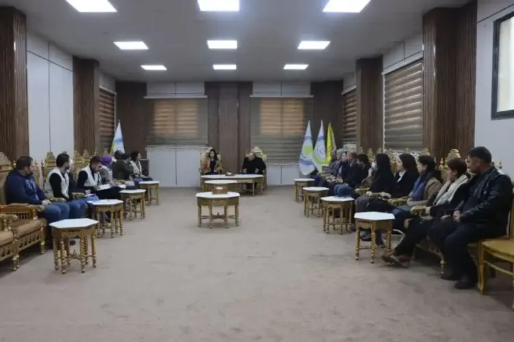 UNICEF û WFDê serdana Kobanê kirin