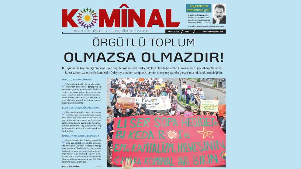 Hûmara hezîrane ya rojnameyê Komînalî vejîyaye