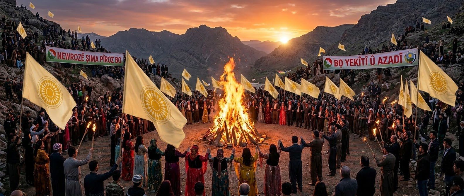Medan ra heta ewro sembola azadîye: Tîjîya Newroze
