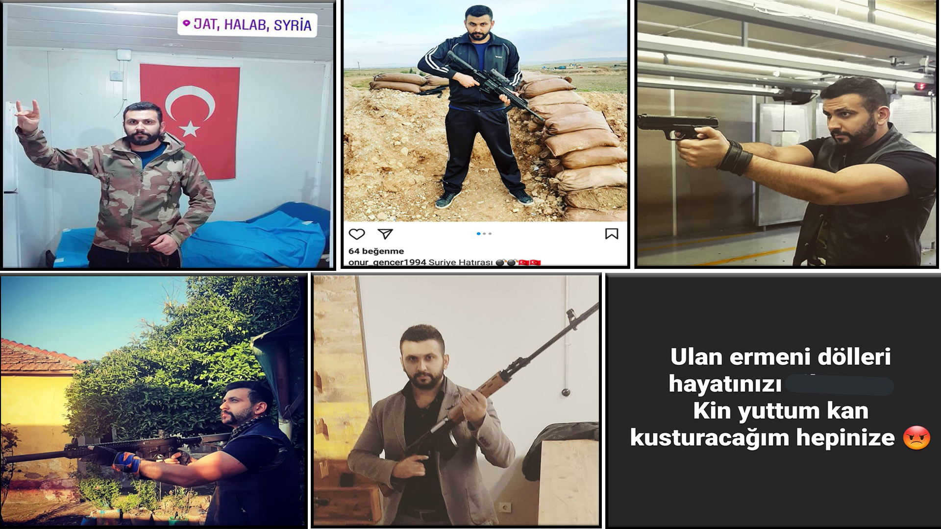 Qatilê Denîze Sûrîye de perwerde dîyo