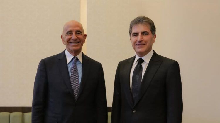 Li Antalyayê hevdîtina Nêçîrvan Barzanî û Tom Barrack pêk hat