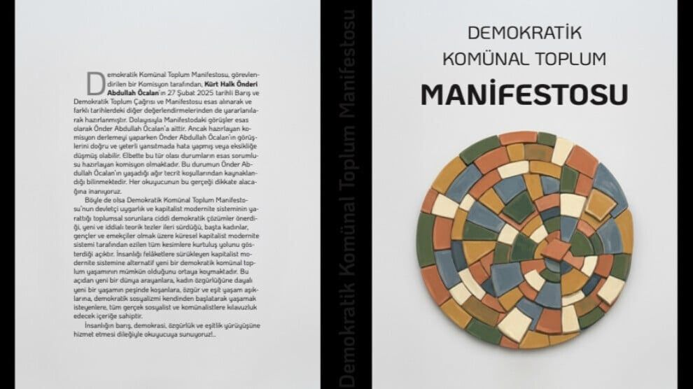 Pirtûka Manîfestoya Civaka Komînal a Demokratîk derket