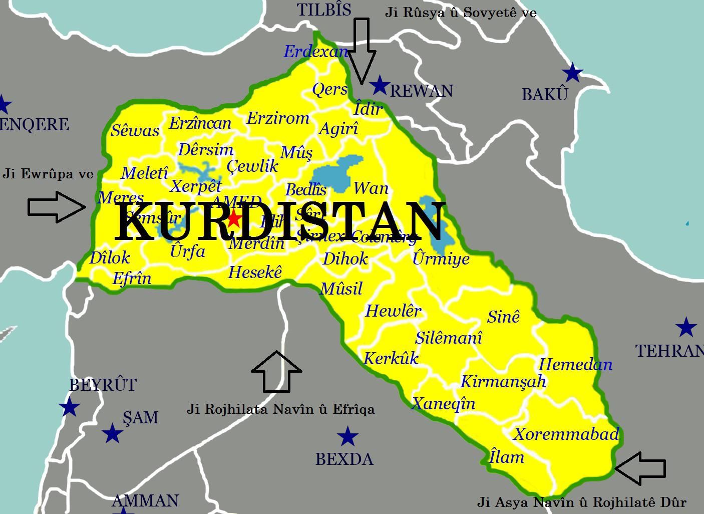 Ji bilî çiyayan dostên kurdan nîn in!