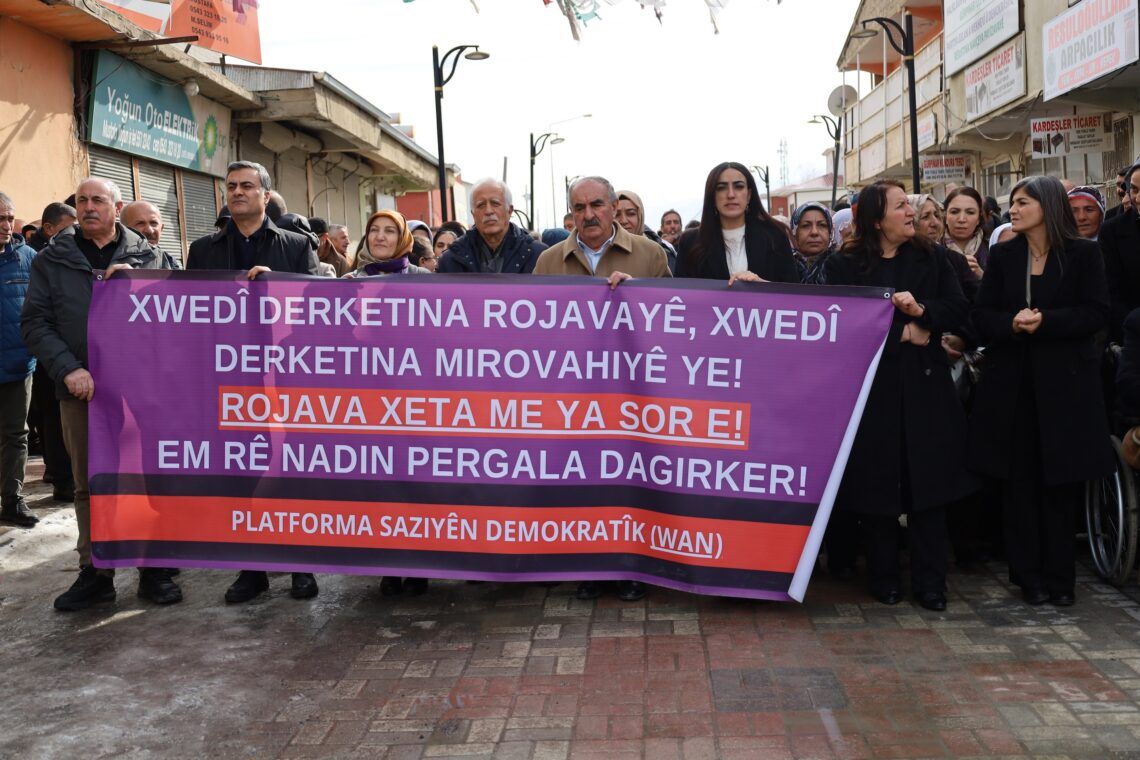 Li Wanê banga ji bo yekîtî û statûya kurdan